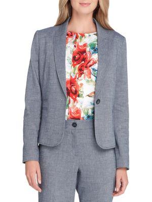 Tahari Arthur S. Levine Petite Notched Collar Jacket