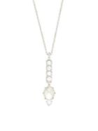 Nadri Bloom Clear Quartz, Mother-of-pearl & Crystal Pendant Necklace