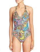 Trina Turk Madagascar Paisley One-piece Swimsuit
