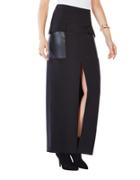 Bcbgmaxazria Trudy Front-slit Maxi Skirt