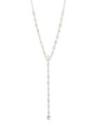 Marchesa Faux Pearl And Crystal Long Y-necklace