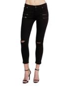 Cult Of Individuality Skinny-fit Zippered Jeans