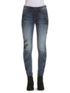 Driftwood Jackie Vine Embroidered Skinny Jeans