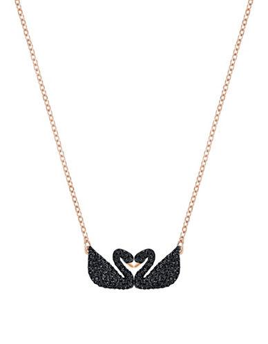Swarovski Swan Crystal Studded Pendant Necklace