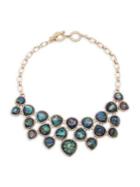 Anne Klein Embellished Pear-stone Frontal Necklace
