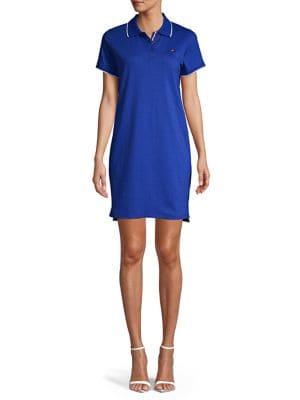 Tommy Hilfiger Performance Short-sleeve Cotton Blend Polo Dress