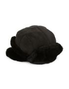 Ugg Leather & Sheep Shearling Hat