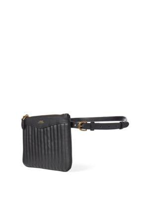 Lauren Ralph Lauren Quilted Faux-leather Belt Bag