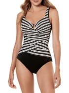 Miraclesuit Gilt Trip Layered Escape 1-piece Swimsuit