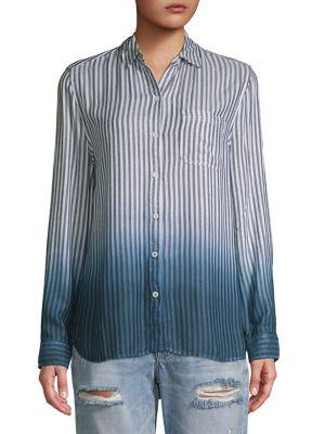 Beach Lunch Lounge Ombre Button-down Shirt