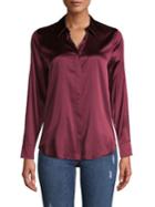 Max Mara Studio Crisma Button-front Silk Blouse