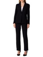 Tahari Arthur S. Levine Embellished Collar Pant Suit