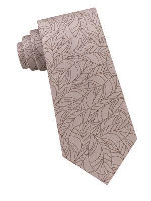 Calvin Klein Leaf Silk Tie