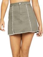 Bcbgeneration Frayed Denim Mini Skirt