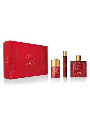 Versace Eros Flame 3-piece Eau De Parfum Set