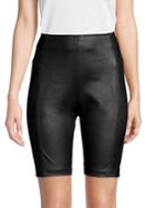 Free People Faux-suede Bike Shorts