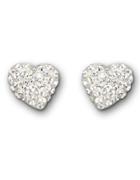 Swarovski Alana Crystal Heart Earrings