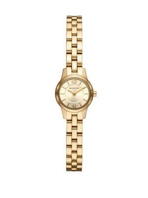 Michael Kors Petite Runway Stainless Steel Bracelet Watch