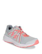 Under Armour Dash Lace-up Leather And Mesh Sneakers