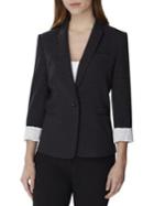 Tahari Arthur S. Levine Dotted Peak Lapel Jacket