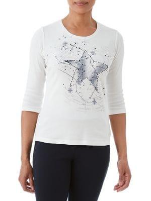 Olsen Nordic Mood Star Graphic Tee