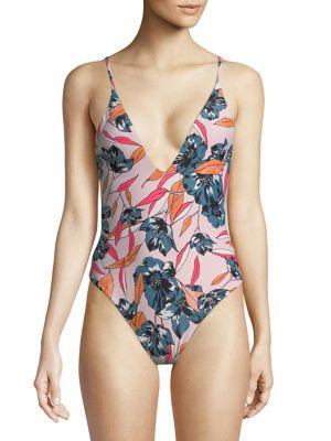 Billabong One-piece Floral Swimsuit