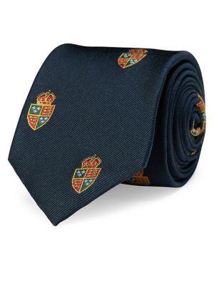 Lauren Ralph Lauren Crest Silk Club Tie