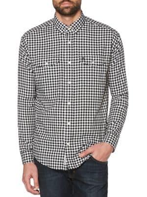 Original Penguin Classic-fit Gingham Check Button-down Shirt