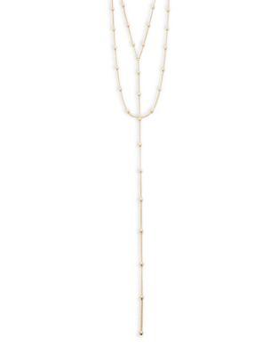 Design Lab Lord & Taylor Long Beaded Necklace