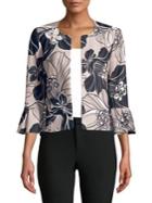 Calvin Klein Bell Sleeve Printed Jacket