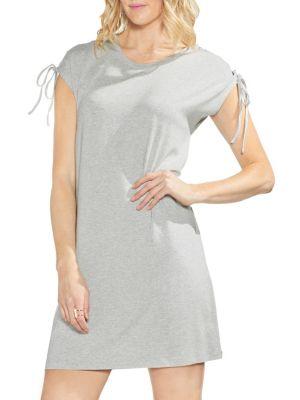 Vince Camuto Zen Bloom Lace-up Shift Dress