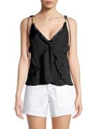 Free People Tie-strap Ruffle Camisole
