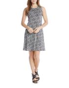 Karen Kane Basket Weave Pattern Sleeveless Dress