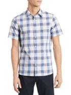 Calvin Klein Plaid Button Front Shirt