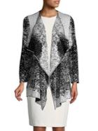 Nipon Boutique Speckled Open-front Cardigan