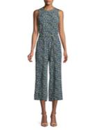 Michael Michael Kors Petite Floral Print Sleeveless Jumpsuit
