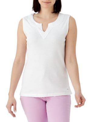 Olsen Santorini Splitneck Top