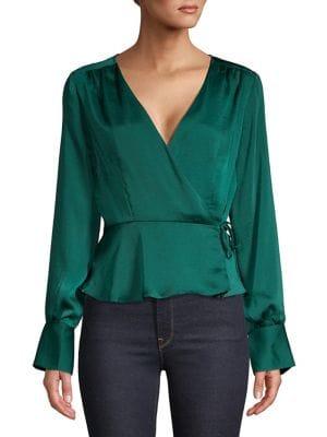 Highline Collective Flounce Wrap Top