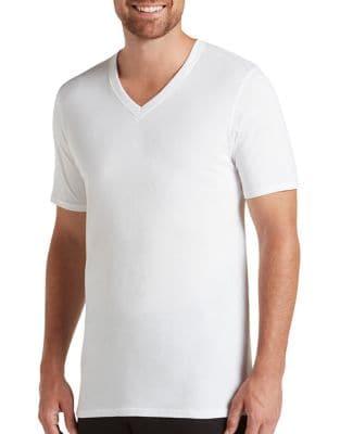 Jockey Big Man Two-pack Staycool Cotton V-neck Tee