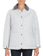 Barbour Quilted Button-front Coat