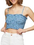 Miss Selfridge Shirred Cotton Bandeau