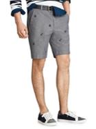 Brooks Brothers Red Fleece Embroidered Chambray Shorts