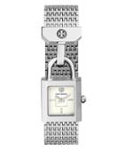 Tory Burch Square Stainless Steel Analog Watch