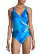 Gottex One-piece Geometric-print Swimsuit