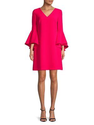 Eliza J Classic Bell-sleeve Sheath Dress