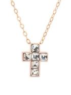 Lord & Taylor Swarovski Crystal Cross Pendant Necklace