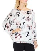 Vince Camuto Lily Melody Bubble-sleeve Tie Cuff Blouse