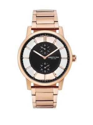Kenneth Cole Transparency Multifunction Stainless Steel Bracelet Watch