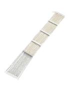 Carolee Grace Flexible Crystal & White Faux Pearl Fringe Bracelet