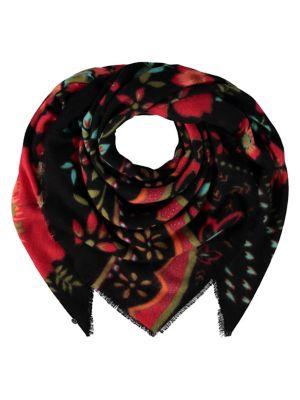 Fraas Kitchy Floral Square Scarf